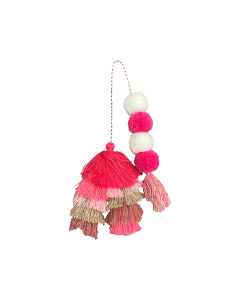Bogg Bag Bauble - Straw Market Double Tassel