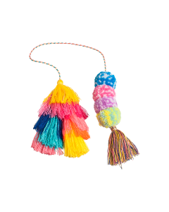 Bogg Bag Bauble - Speckled Double Tassel