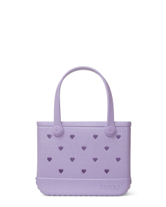 Bitty Bogg Bag - Heart Shimmer Lilac
