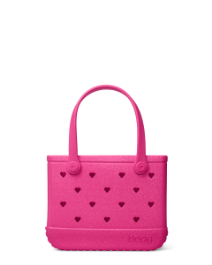 Bitty Bogg Bag - Heart Shimmer Haute Pink